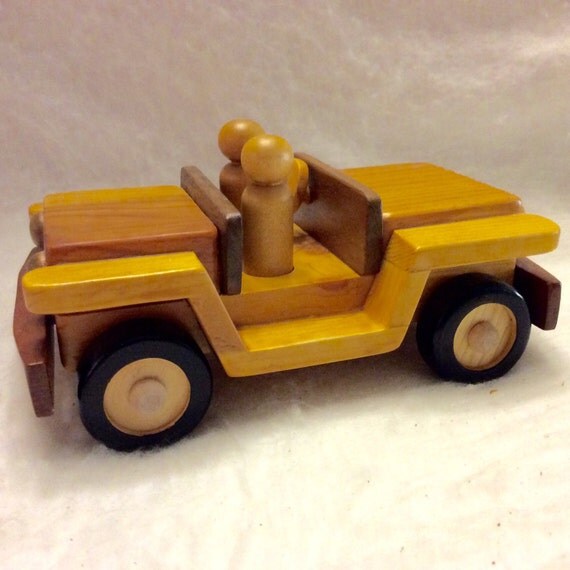 vintage hand made wood wooden car push toy free ship vintage hand made wood wooden car push toy free ship
