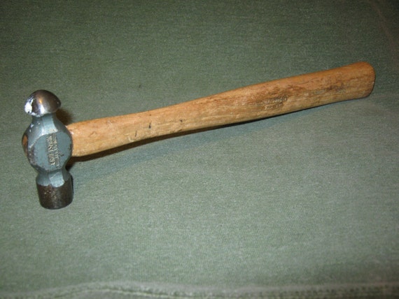 small-vintage-ball-peen-hammer-craftsman-8-oz-total-by-oldiron862