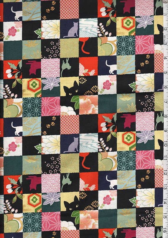 Quilt Gate Japanese Asian Sewing Quilting Fabric by Shiboridragon