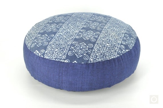 Ethnic Hmong Pillow Round Floor Cushion Meditation Pillow