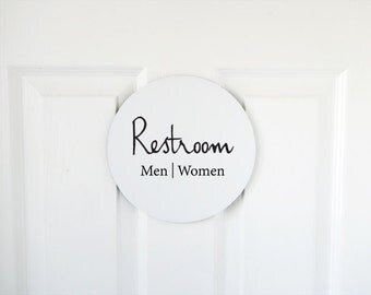 Items similar to Halloween Restroom Printable - Witch and Skeleton on Etsy
