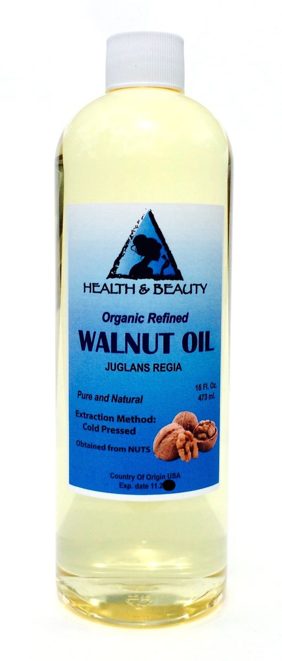 16 oz WALNUT OIL ORGANIC Carrier Cold Pressed by HBOilsCenter