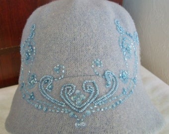 Vintage Beaded Hat by Nine West