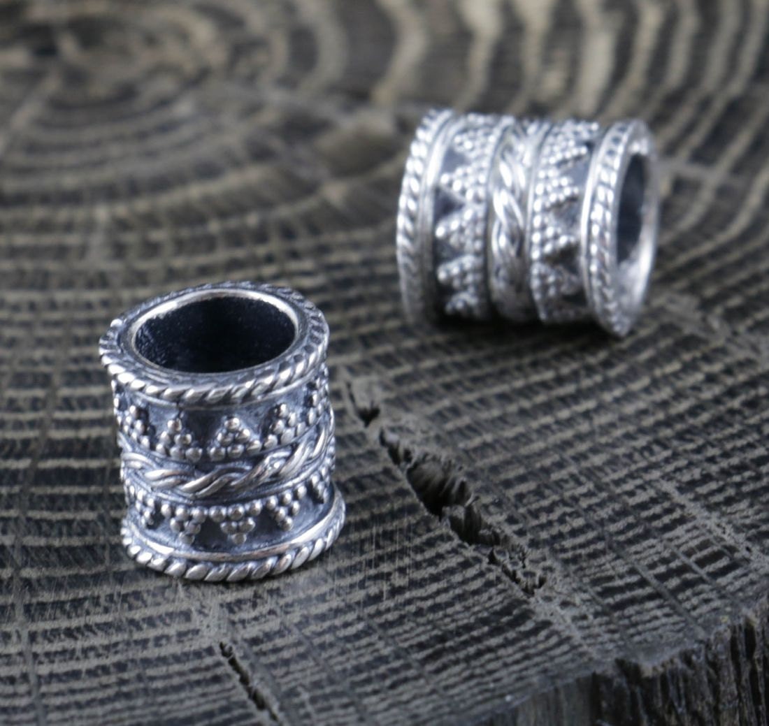 VIKING Beard Ring Bead Pagan Jewelry Jewellery Norse Vikings