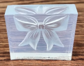Bow Mold-Girl Mold-SugarPaste-Soap-Plaster-Cold Porcelain-Gumpaste-Chocolate-Polymer Clay-Hard Candy-Resin-Ice-Candle Making-Butter-Plaster!