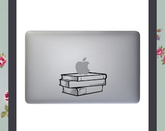 Teachers Pet, Stack of Books, Macbook Decal, Apple Macbook, Laptop Stickers, iPad Decal, iPad Stickers, Best Teacher, Learning Assistant