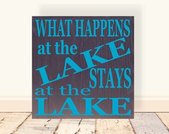 Happens at the lake | Etsy