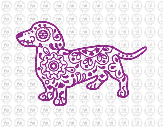 Download Sugar skull dachshund dog dog lover digital by ...