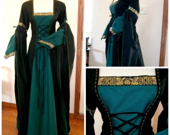 Items similar to Ice Blue Medieval Gown Fantasy on Etsy