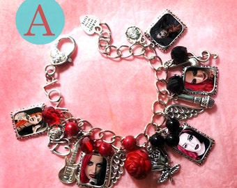 sleeping with sirens charm bracelet necklace earrings by VoDoFad