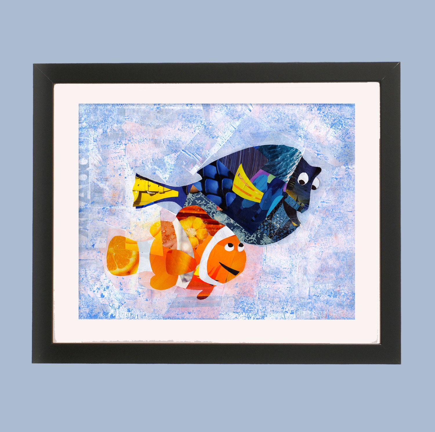 Finding Nemo art print Finding nemo decor Finding Nemo wall