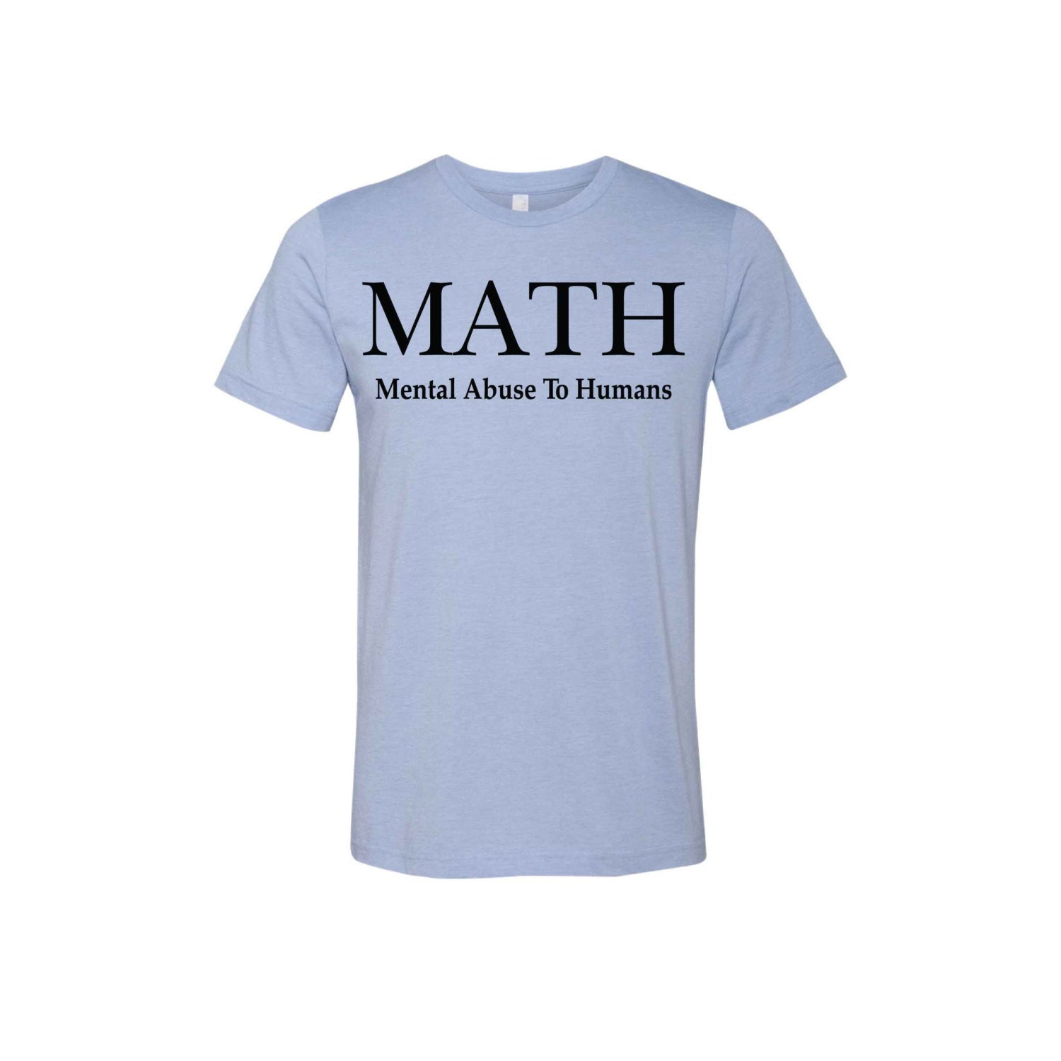 Math Unisex Short Sleeve Jersey Tee Mental by UpwardPromotions