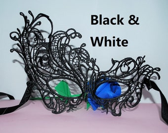 women Mask - Venetian Lace Mask - Wedding Mask - Mardi Gras - Masquerade Ball Mask - Halloween Mask
