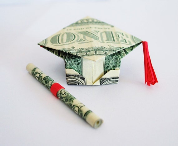 Money Origami graduation gift origami graduation by ARTENJOYMENT