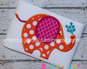 Elephant16 Applique Design
