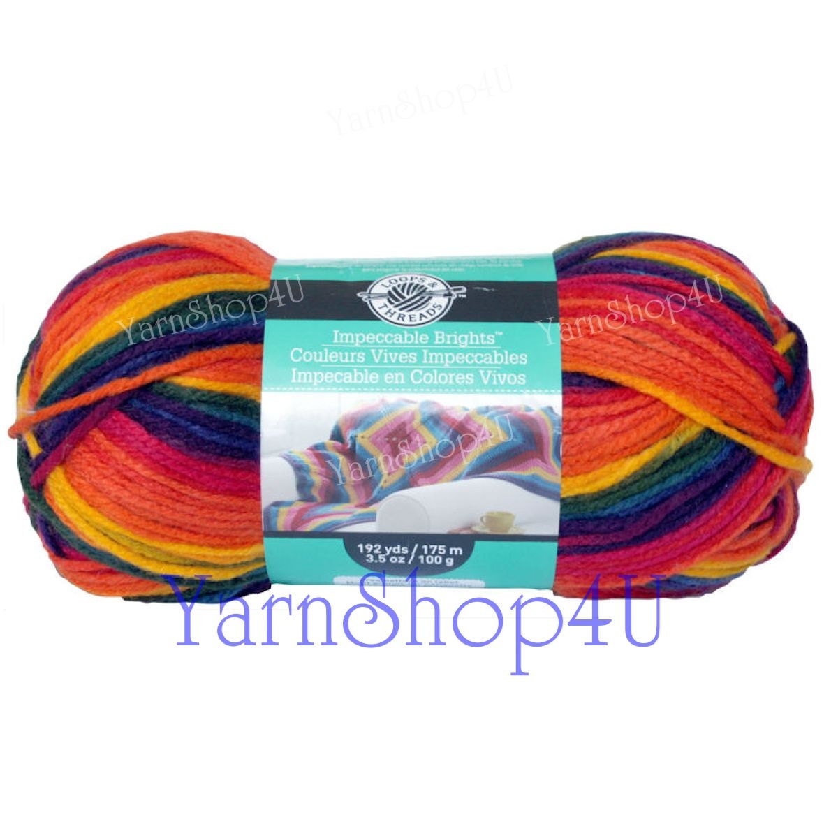 RAINBOW BRIGHT Impeccable Brights Yarn Loops & by