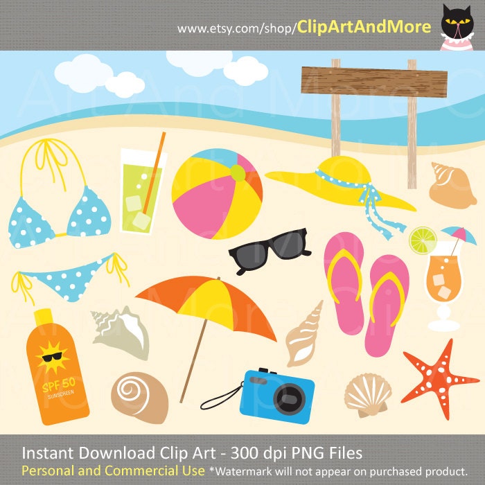 free clip art beach items - photo #23