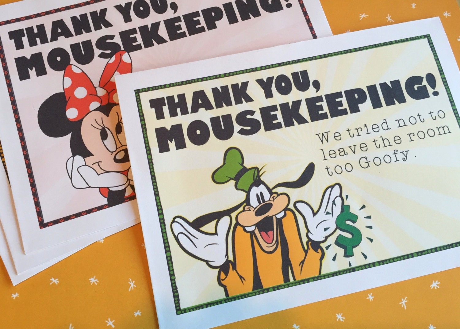 DIY Mousekeeping Envelopes or 5x7 notes DIY Mousekeeping