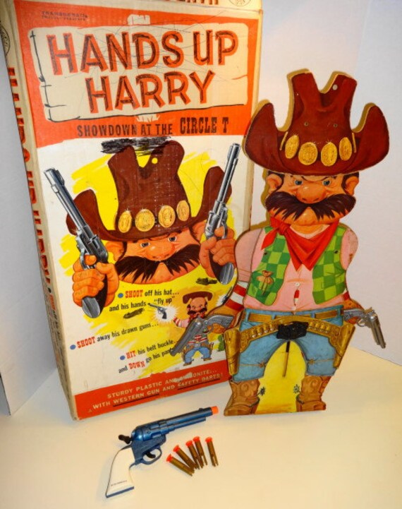 1964 Hands Up Harry Target Game by Transogram