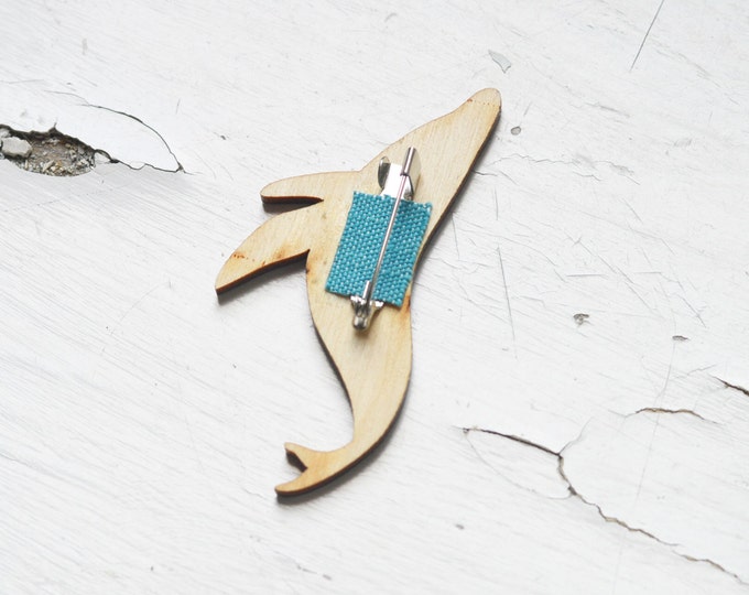 Space Whale // Wooden brooch is covered with ECO paint // Laser Cut // Best Trends // Fresh Gifts // Swag Boho Style // Sea Galaxy //