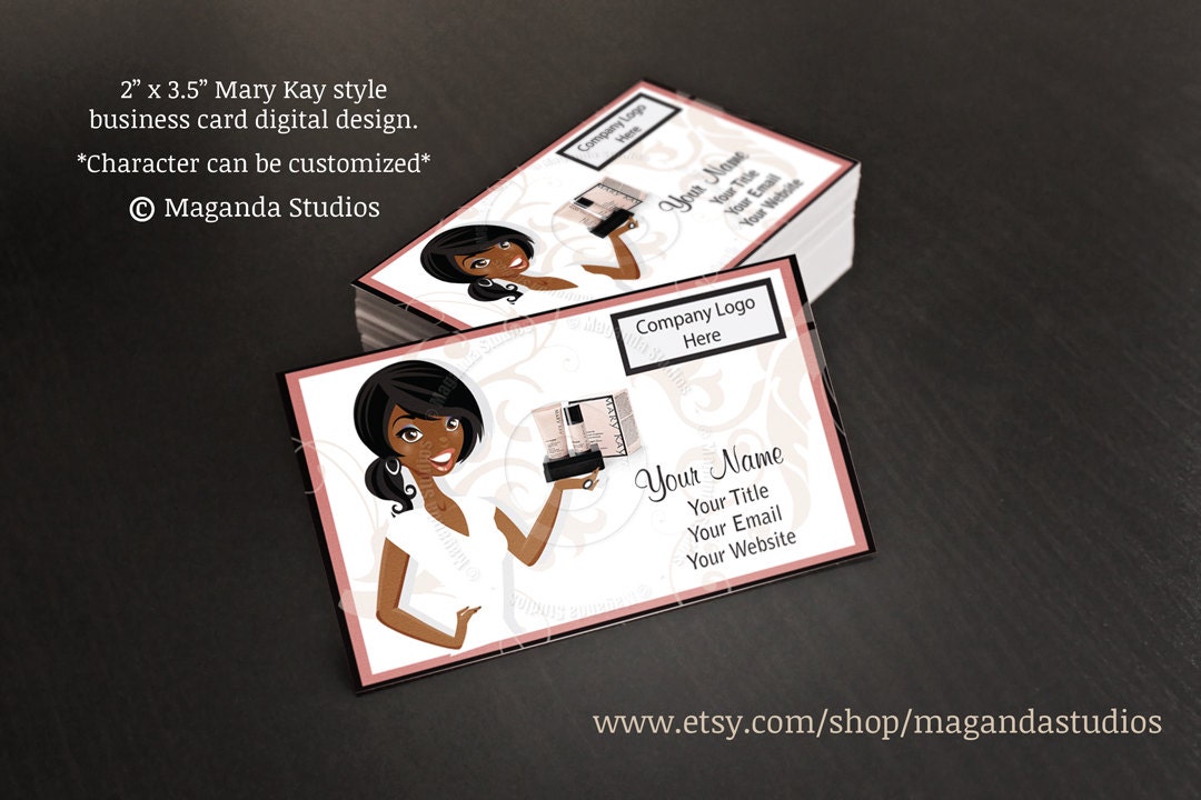 200 Business Cards With Customizable Character By