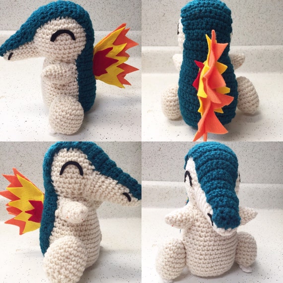 large cyndaquil plush