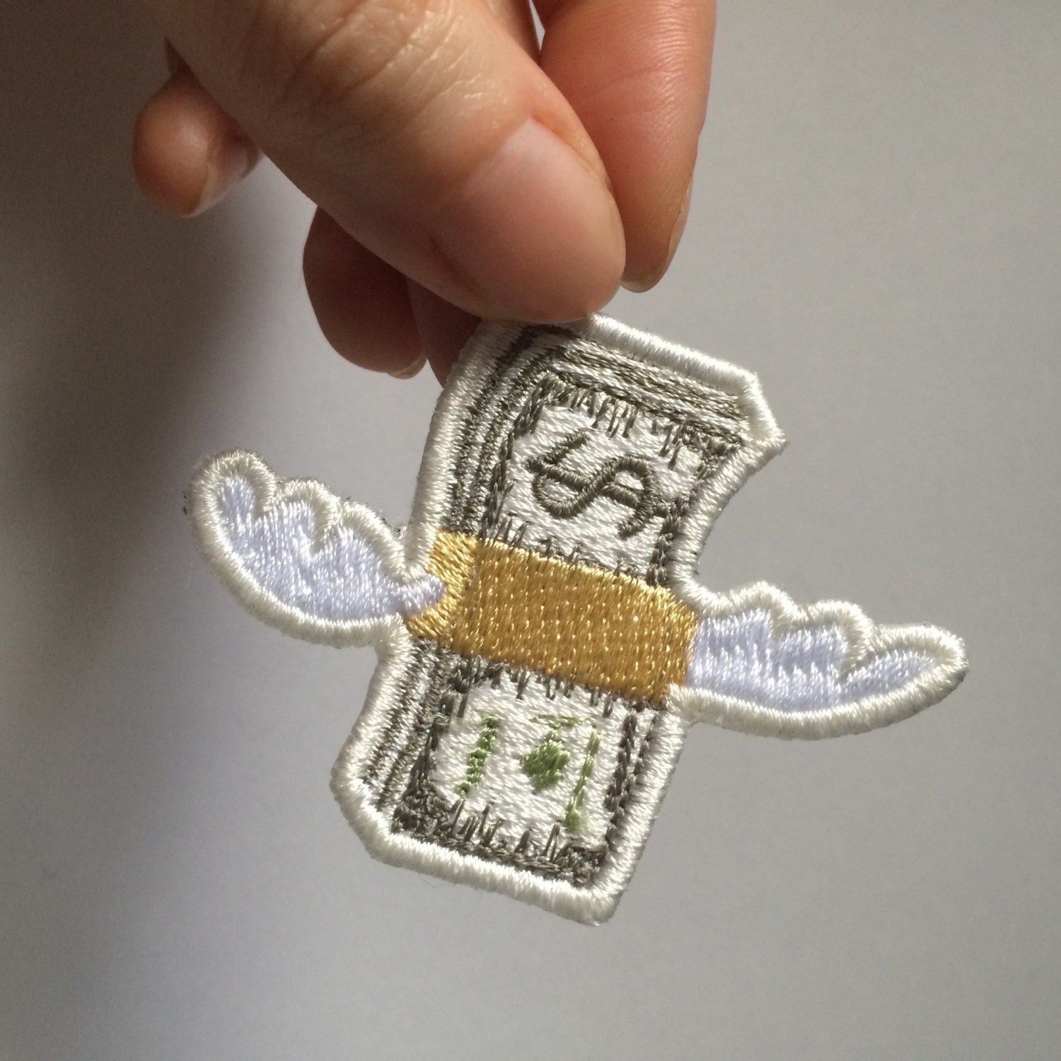 Emoji Money with Wings patch