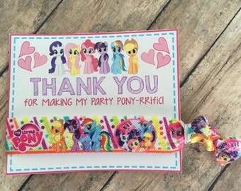 my little pony birthday party favors