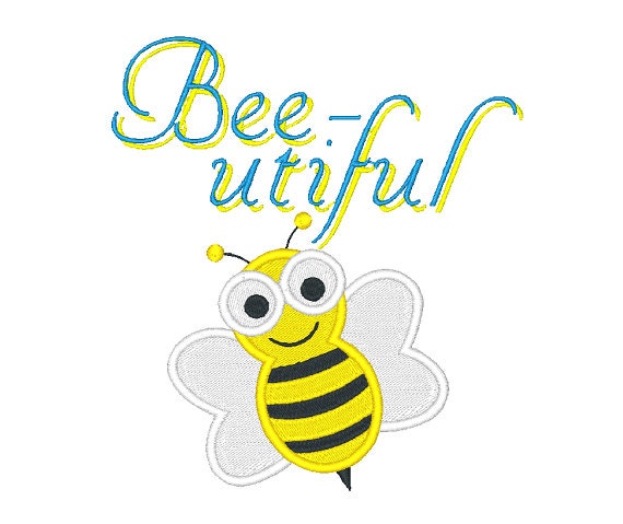 Bee Utiful Children's Embroidery Design