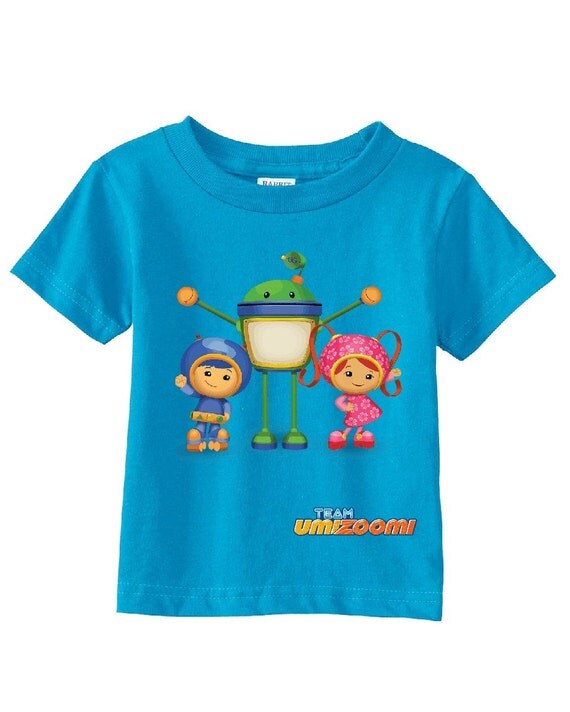 Team Umizoomi custom t-shirt Colors