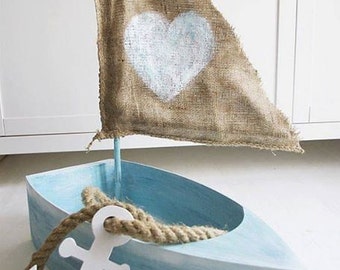 Boat with sail and anchor photo prop. Boat Prop, Boat Photo Prop, Newborn Photo Prop,Newborn Photography Prop