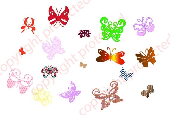 Download Items similar to Butterfly designs, svg cutting files, SVG ...