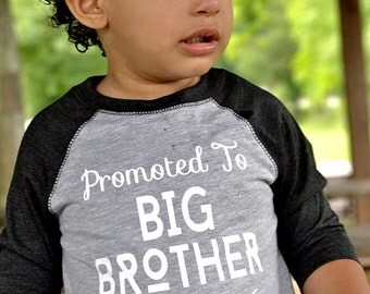 promoted to big brother shirt, big brother announcement shirt, soon to be big brother shirt, pregnancy announcement, big brother shirt,
