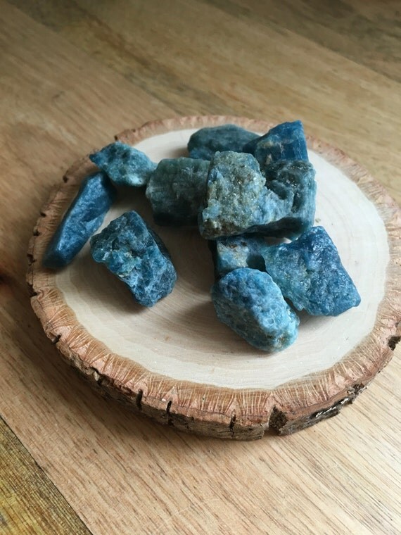 Raw Blue Apatite Blue Apatite Raw Stones Raw Crystals