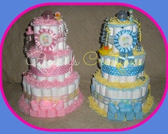 3 Tier Diaper Cake