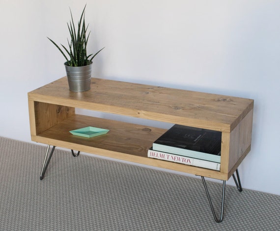 Emily Reclaimed Wood TV Stand TV Cabinet Hairpin Legs