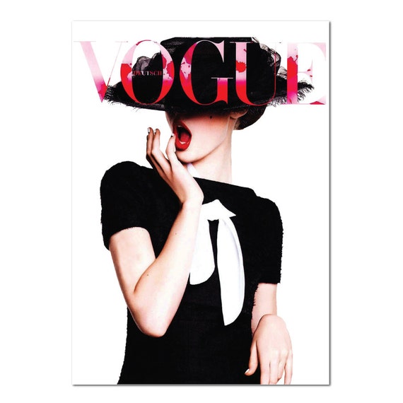 Vogue Magazine Cover 2010 Advertisement Print Poster French
