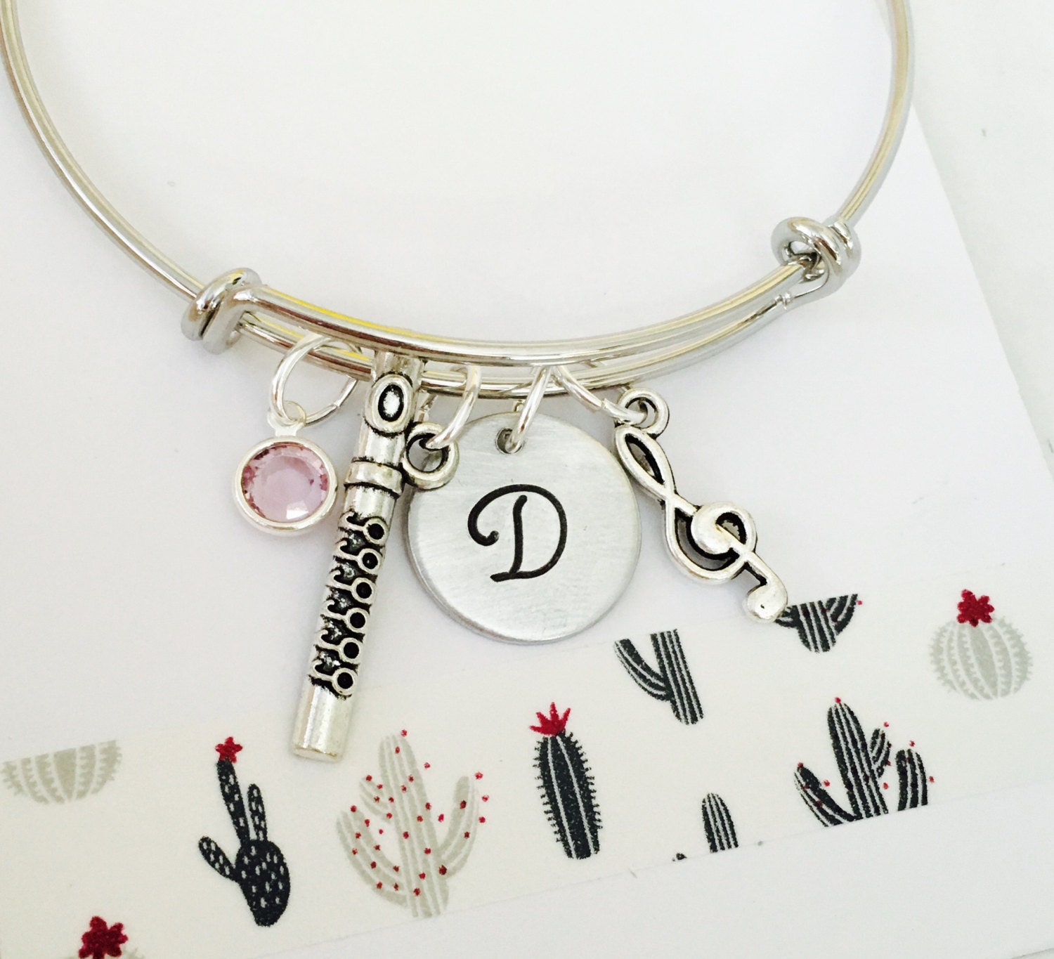 Flute Bracelet Flute Bangle Flute Jewelry Musician