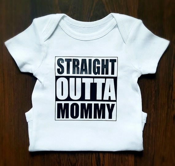 Items similar to Straight OUTTA Mommy onesie on Etsy
