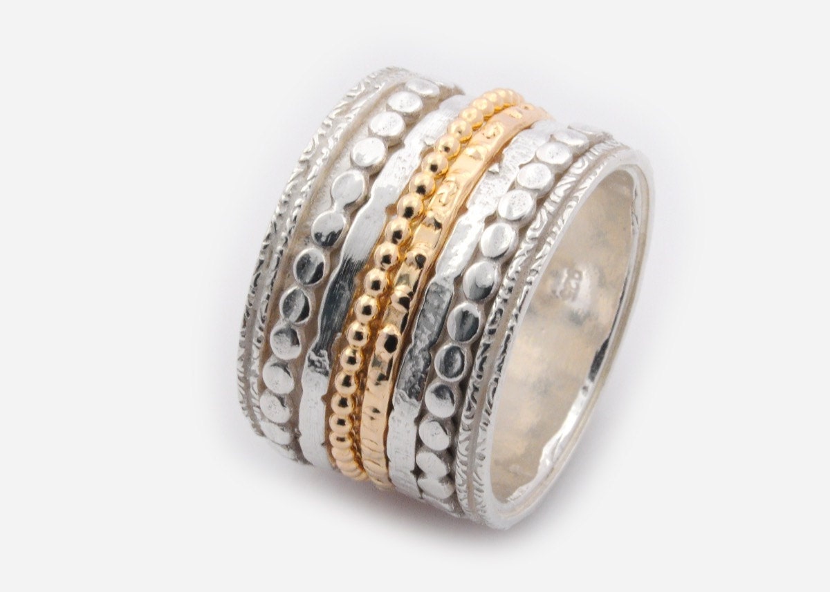 Meditation wedding rings