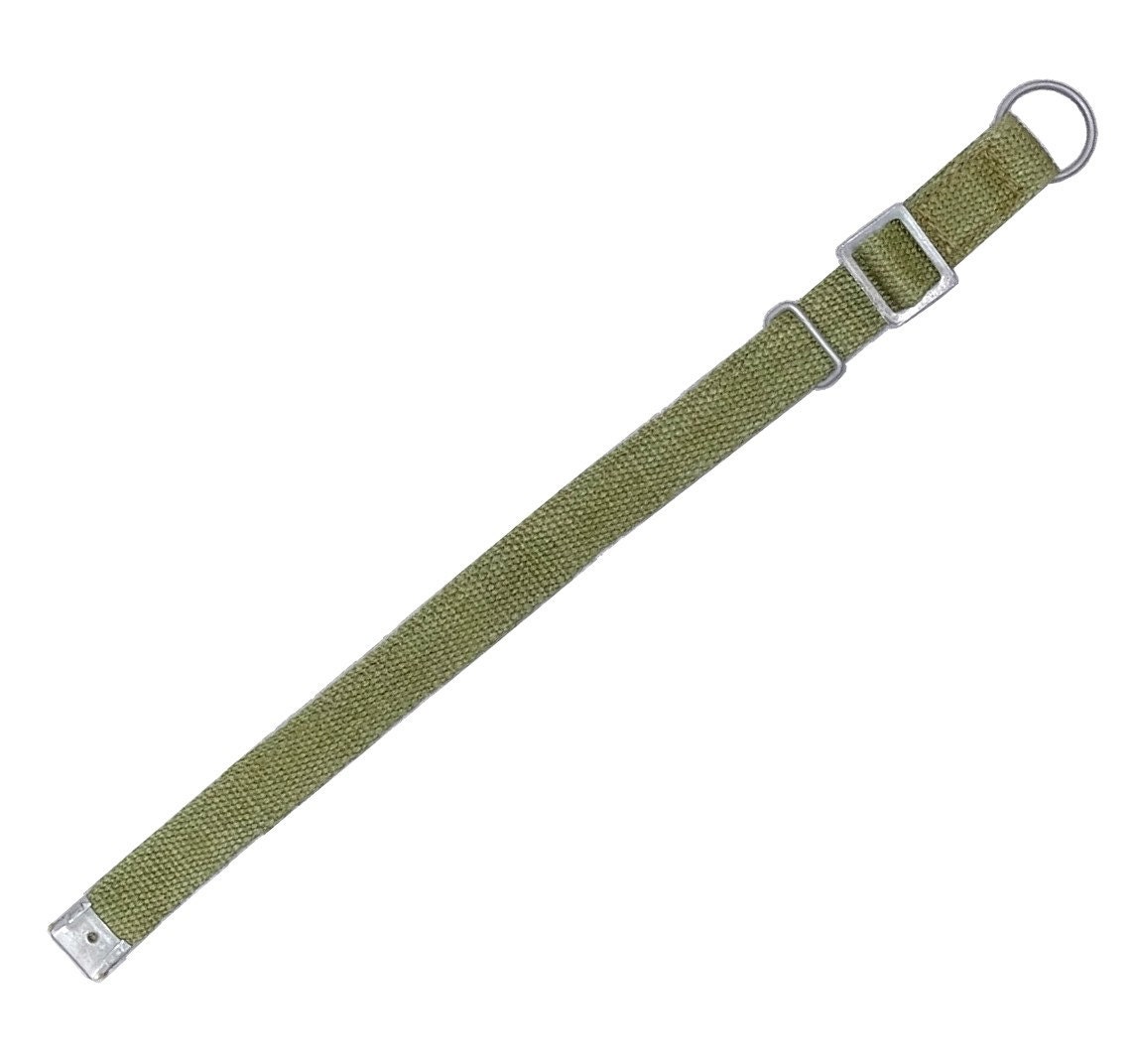 Army Surplus Tie Down Strap With Metal Buckle And D-Ring