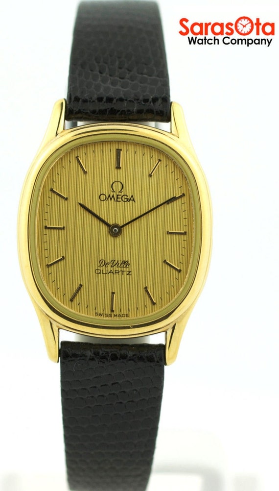 Omega De Ville 1365 Swiss Quartz Oval Gold by NumberOneWatch
