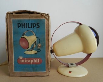 Lampe Infraphil par Charlotte Perriand pour Philips Années 50