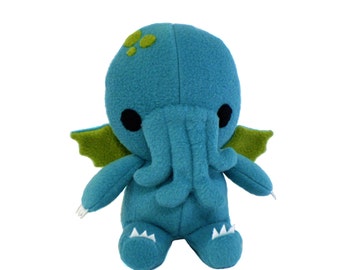 Cthulhu Plush Toy, Stuffed Monster, Cthulhu Stuffed Toy, Cthulhu Monster, Sea Monster, Fhtagn Pattern, Plush Cthulhu Toy, Cthulhu Toy