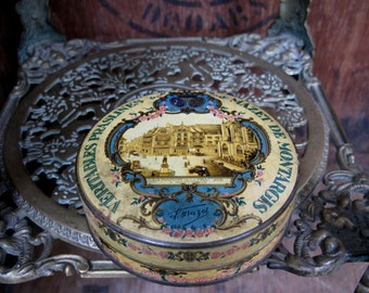 Praline Tin, French Vintage Tin, Bon Bon Tin, Decorative Tin, Vintage Tin, French Tin, Candy Tin, Sweet Tin, French Decor, French Vintage
