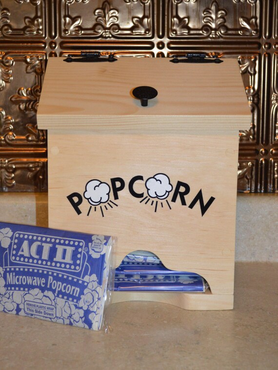 Microwave Popcorn Holder / Popcorn Box / Kitchen Popcorn