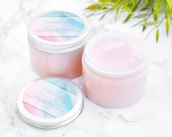 Cotton Candy Sugar Scrub - Christmas Gift Ideas For Girlfriend - Stocking Stuffer Teen Girl - Teenager Gifts - Exfoliating Scrub - Skin Care