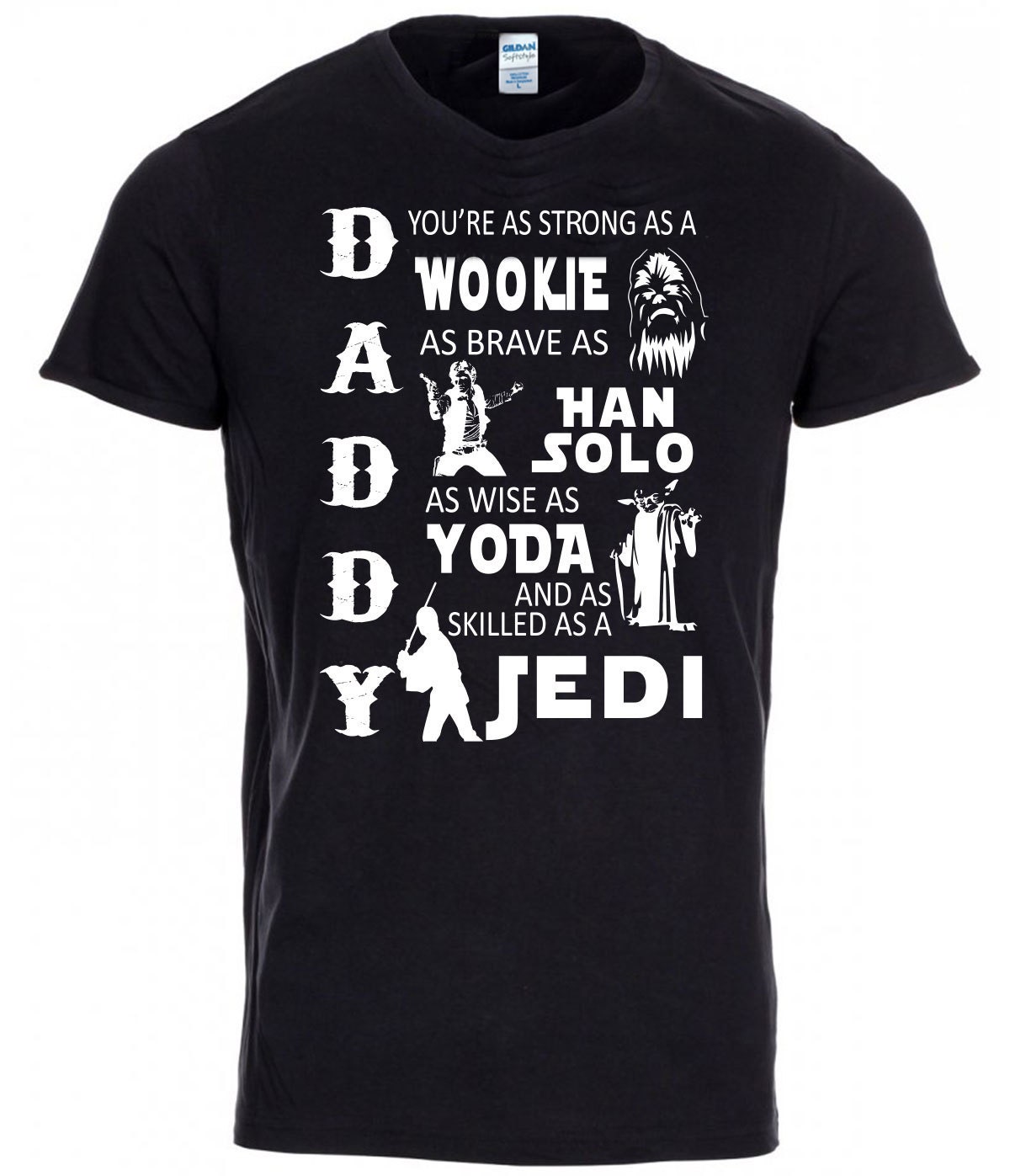 Dad Shirt Star Wars
 Fathers Day T shirt Star Wars Themed Jedi Shirt by PinochioPrints