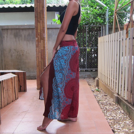 open leg pants