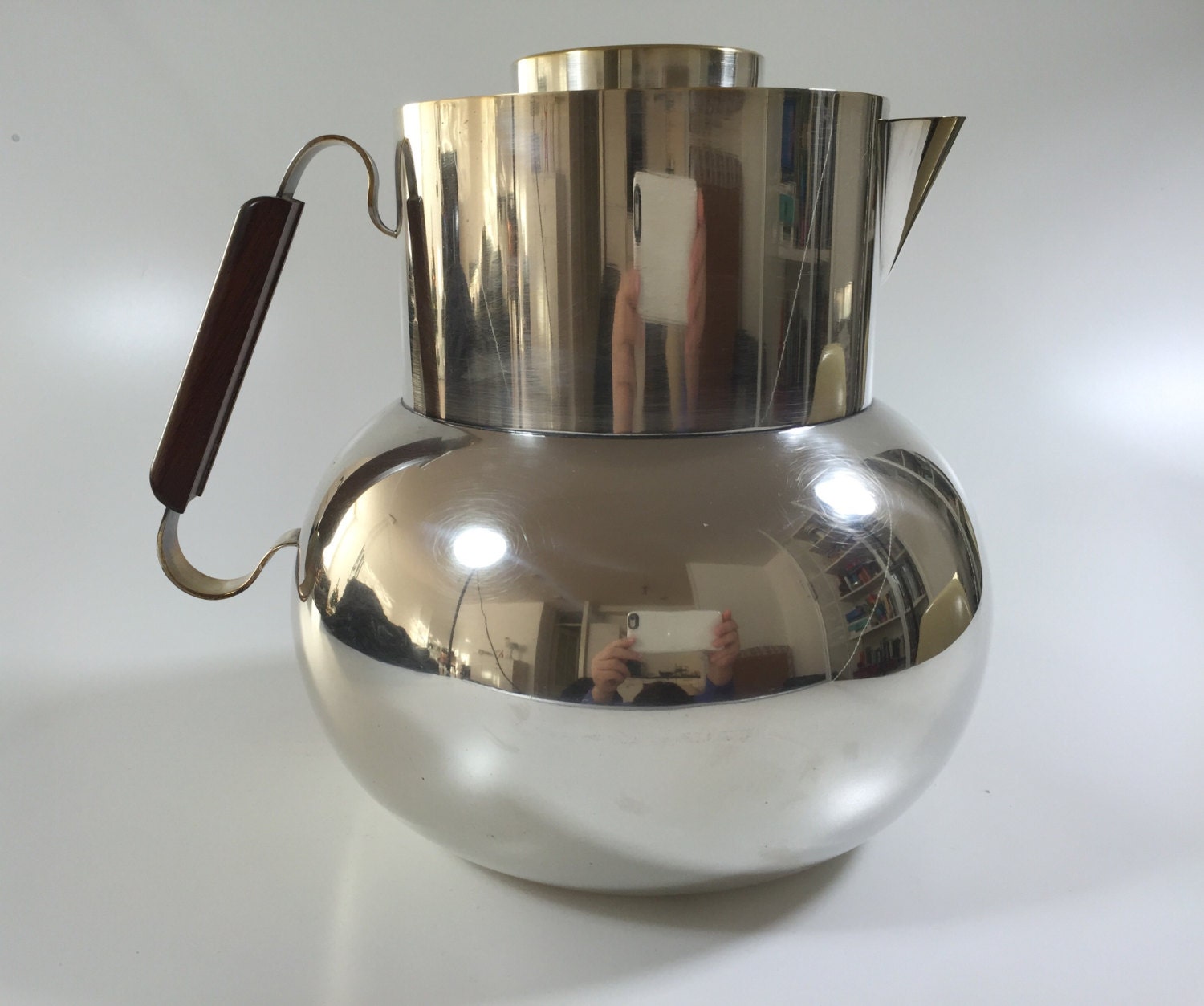 Teghini Firenze silver plated huge jug. Simple as Georg